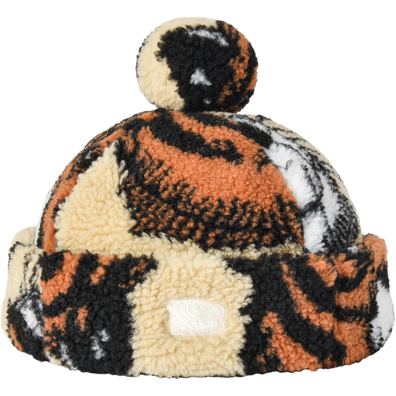Soulgoods Allover Tiger Head Fleece Roll Cap 2025FW Drop 4