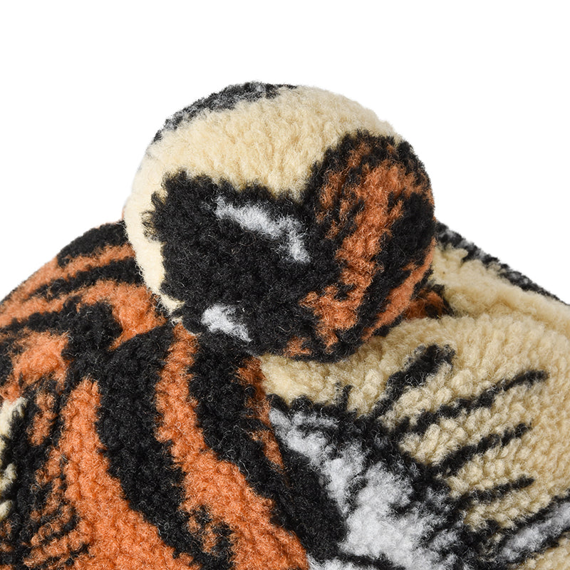 Soulgoods Allover Tiger Head Fleece Roll Cap 2025FW Drop 4