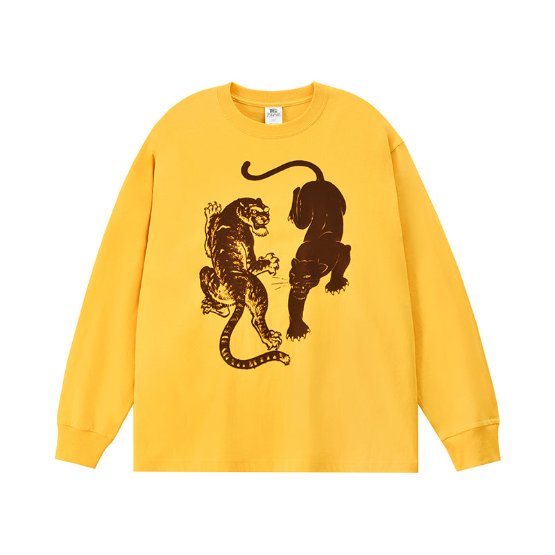 Soulgoods Tiger & Panther Long Sleeve Tee 2025FW Drop 4
