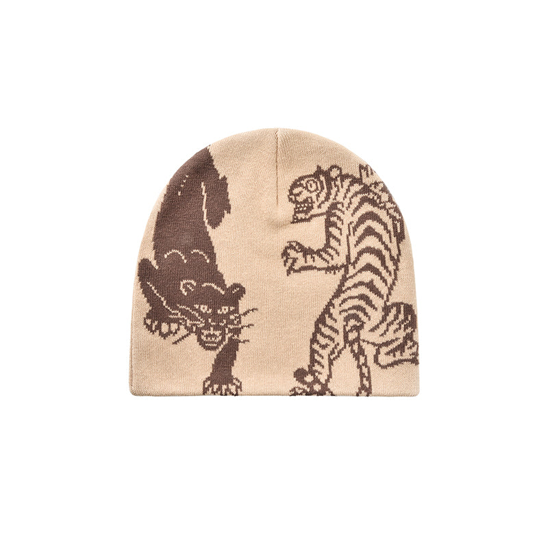 Soulgoods Tiger & Panther Jacquard Beanie 2025FW Drop 3
