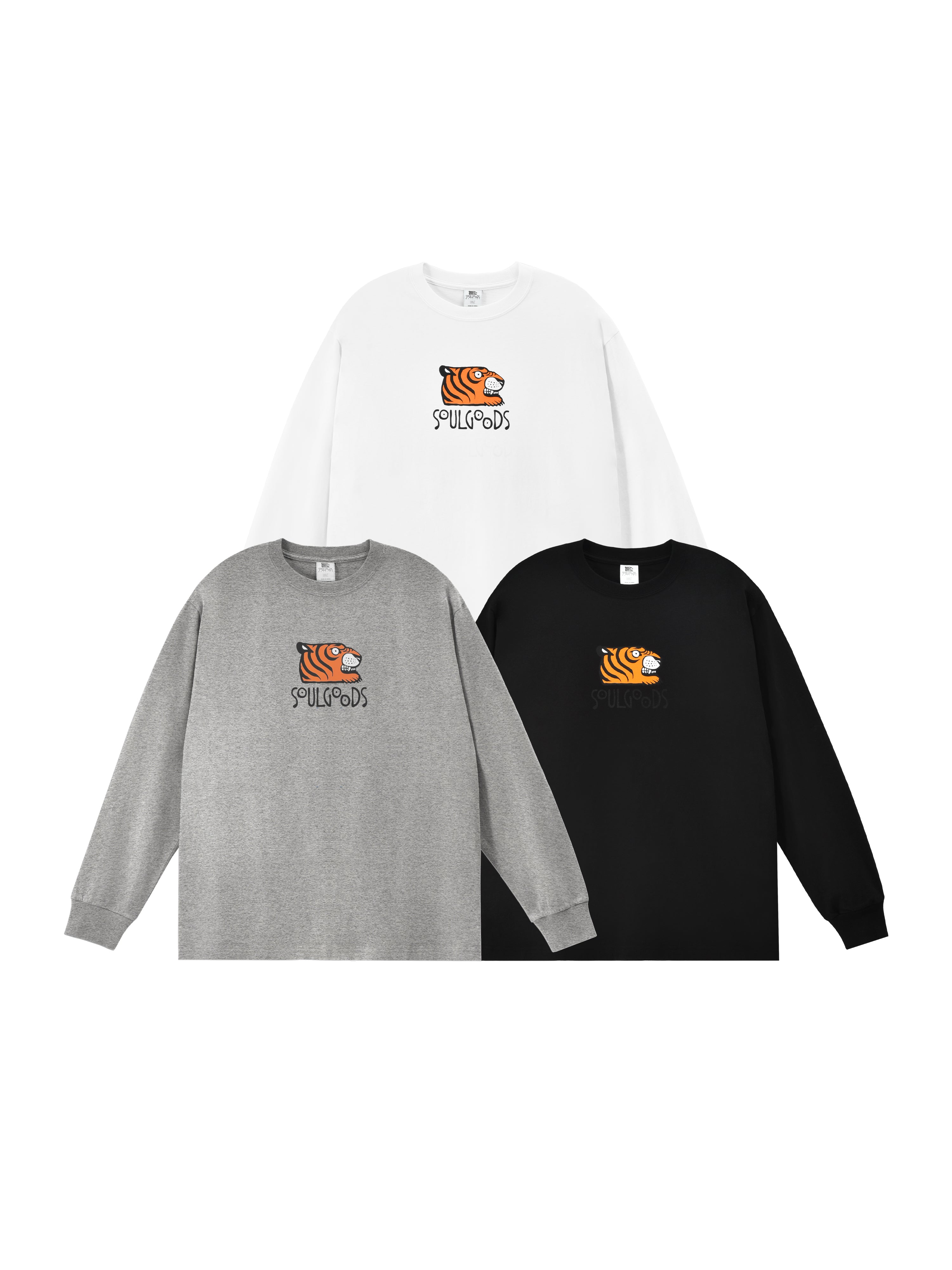 Soulgoods Tiger Logo Long Sleeve Tee 2025FW Drop 1
