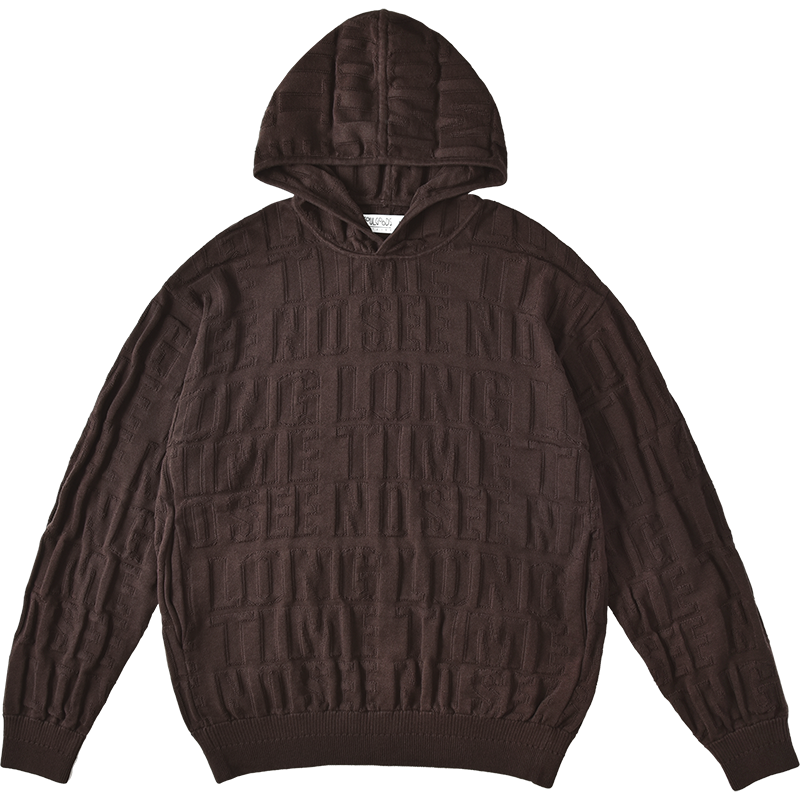 Soulgoods “Long Time No See” Knitting Hoodie 2025FW Drop 1